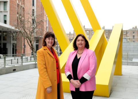 Pictured at the launch of the €3m Disability Participation and Awareness Fund are [l-r] Deirdre Mortell, CEO, Rethink Ireland and Anne Rabbitte TD, Minister of State with special responsibility for Disability at the Department of Health and at the Department of Children, Equality, Disability, Integration and Youth.