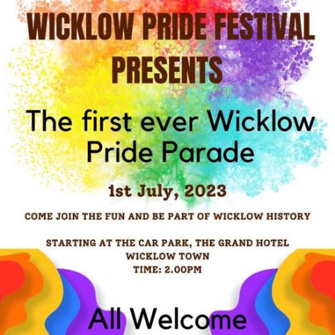Wicklow Pride Parade poster